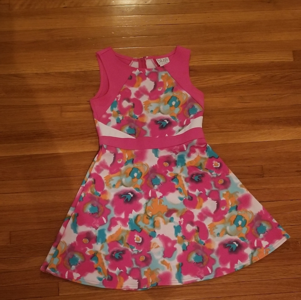 Watercolor Floral Dress